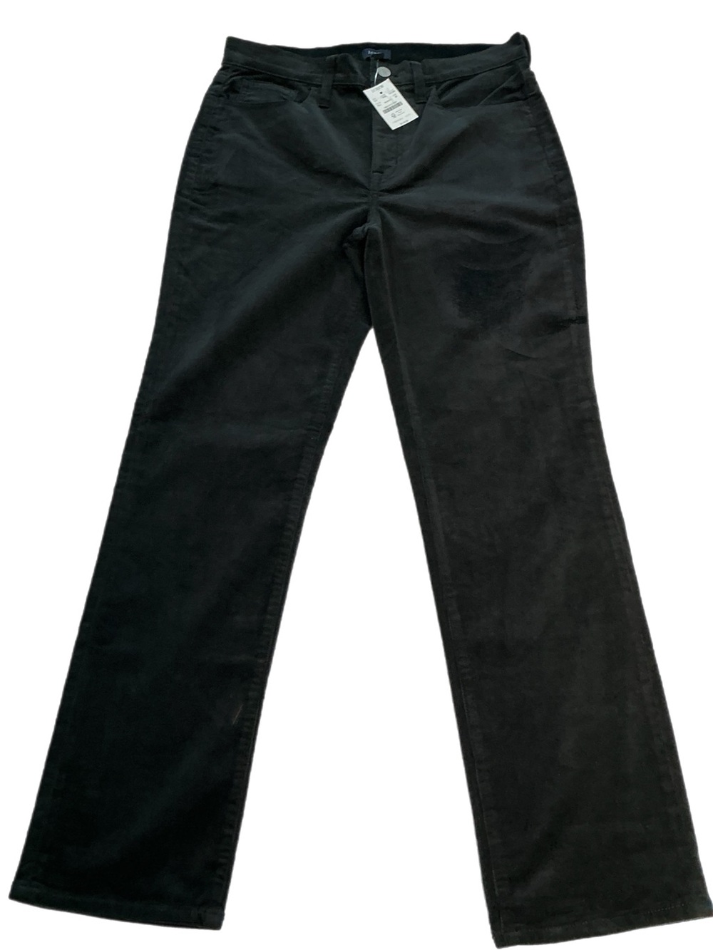 J.Crew Black Velvet Straight Leg Pants Size 28